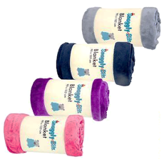 Flannel Fleece Blanket 90 x 125cm Assorted